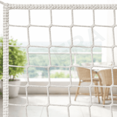 Balkon Güvenlik Filesi | 10×10 cm Göz Aralığı – 6 mm İp Kalınlığı - 3