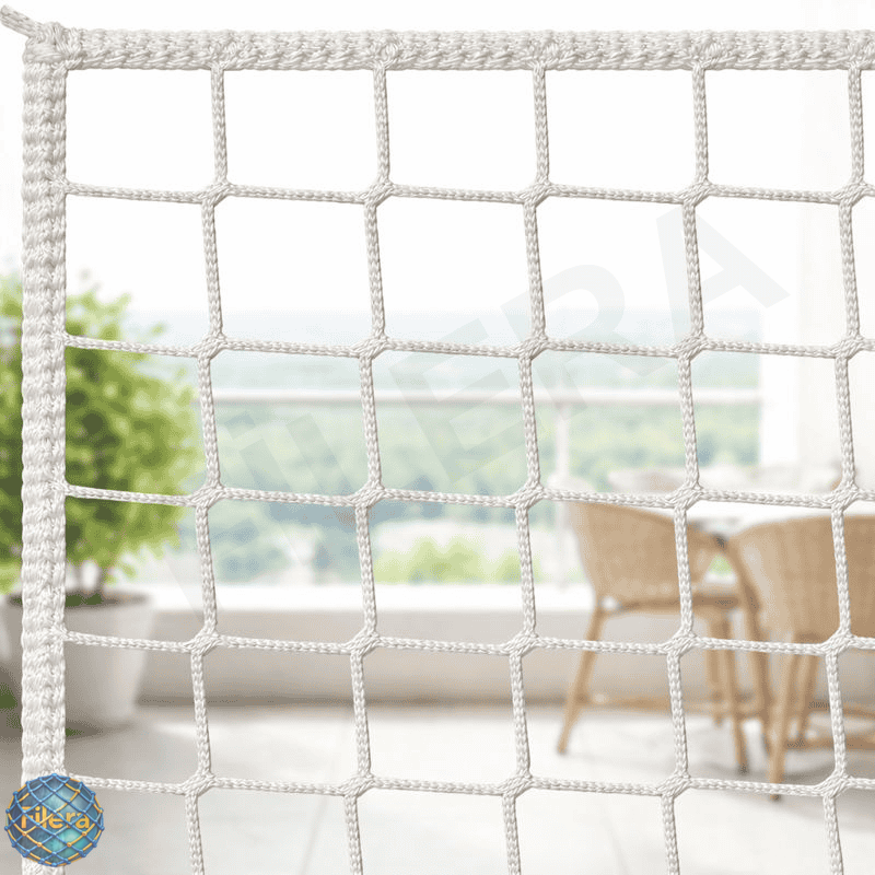 Balkon Güvenlik Filesi | 10×10 cm Göz Aralığı – 6 mm İp Kalınlığı - 3