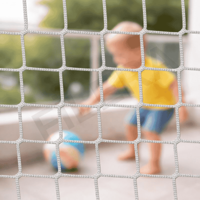 Çocuk Güvenlik Filesi-Ağı | 10×10 cm Göz Aralığı – 6 mm İp Kalınlığı